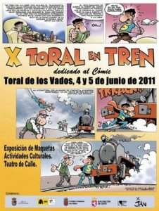 Cartel Toral en Tren 2011.