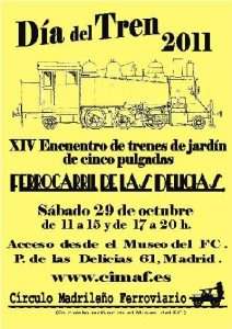 Cartel Día del Tren 2011.