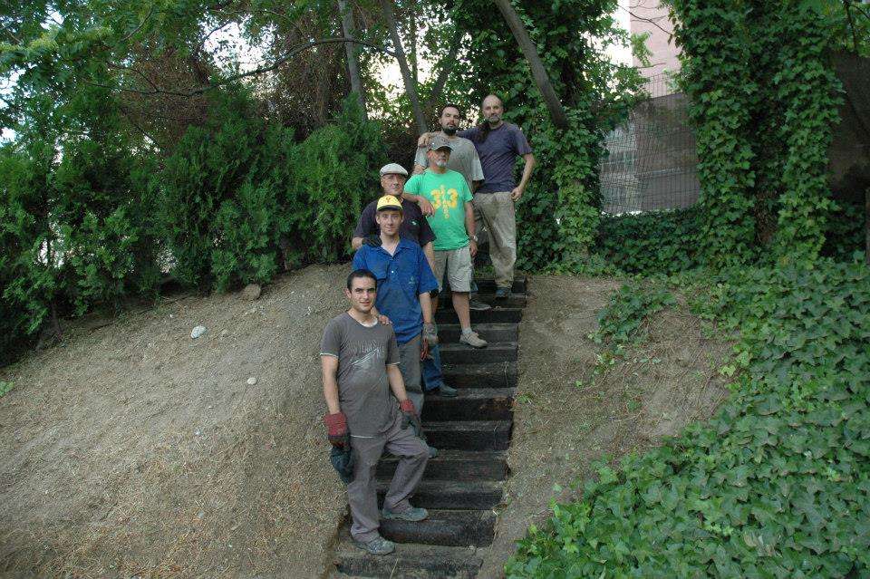 Escalera del Mirador de Montecimaf