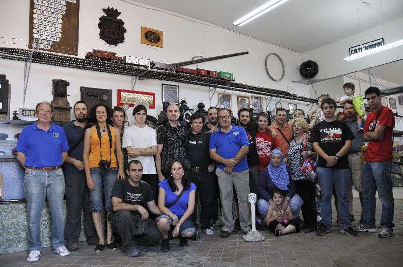 Foto de grupo en el Museo de Aranda