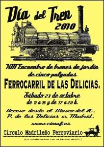 Cartel Día del Tren 2010