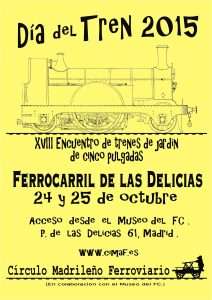 Cartel Día del Tren 2015.