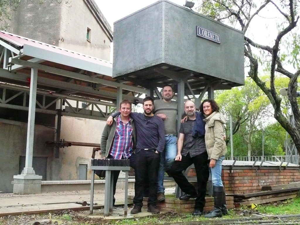 El grupo del CiMaF y Villalba en la Oreneta.