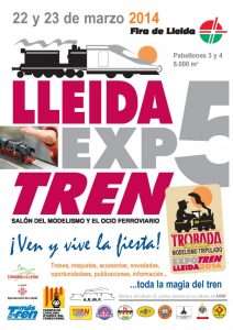 Cartel Expotrén 2014. 