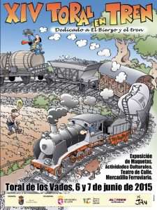 Cartel Toral en Tren 2015. 