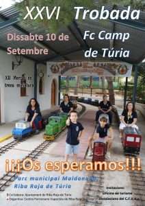 Cartel de la XXVI Trobada del FC Camp de Túria