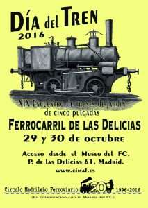 Cartel del Día del Tren 2016