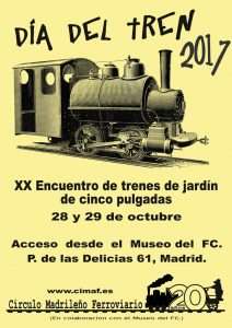 Cartel Día del Tren 2017