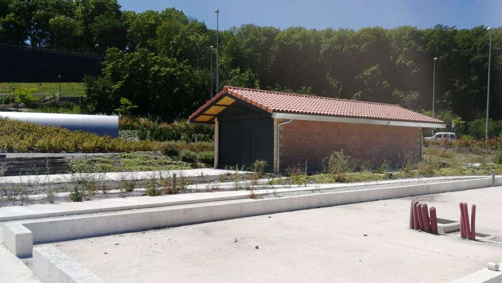 Cochera y cimientos de la estación del Tren de los Trinitarios