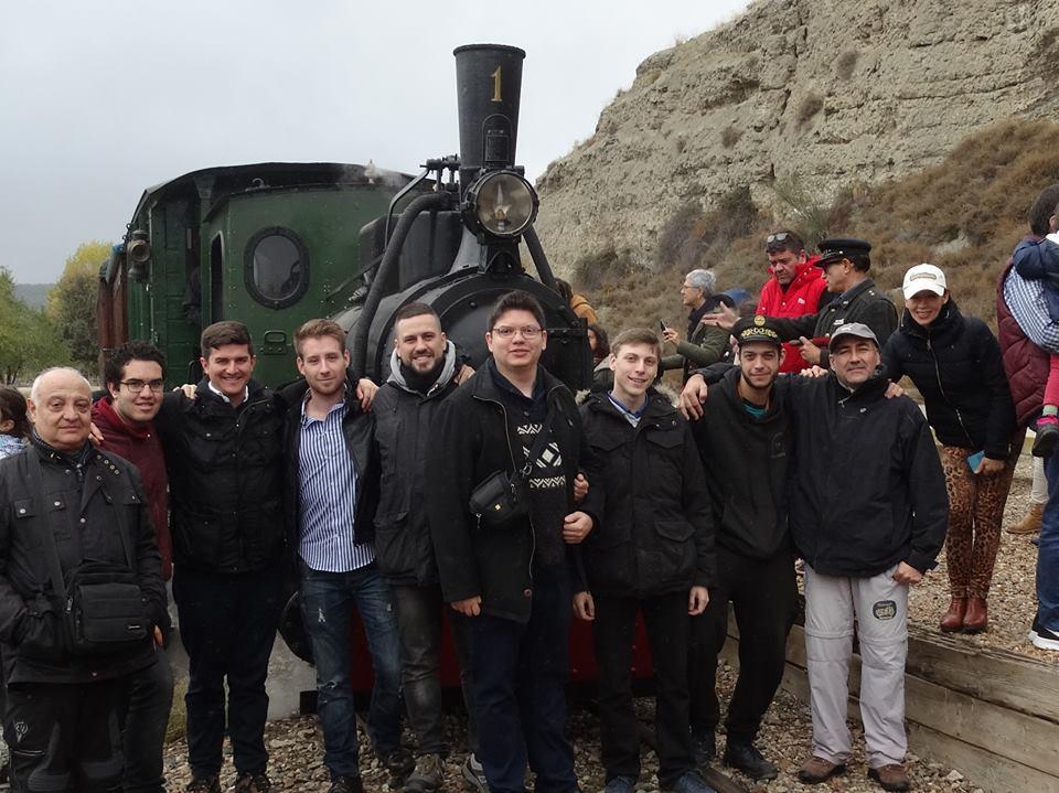 Los socios del Círculo, en el Tren de Arganda