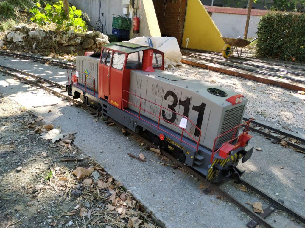 Locomotora 311 en pruebas