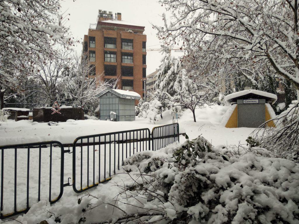 El FCD bajo la nieve