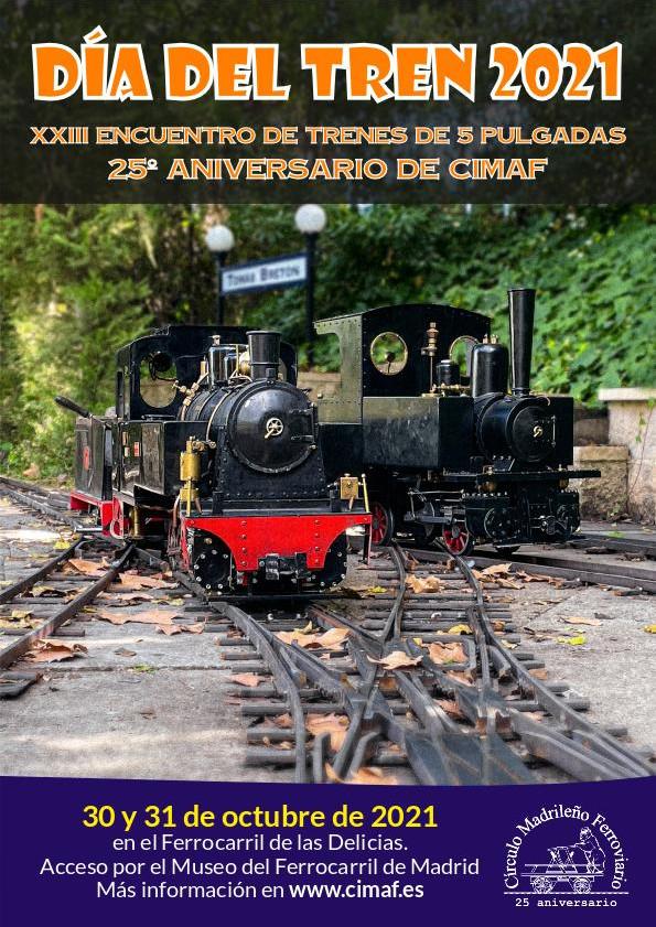 Cartel Día del Tren 2021