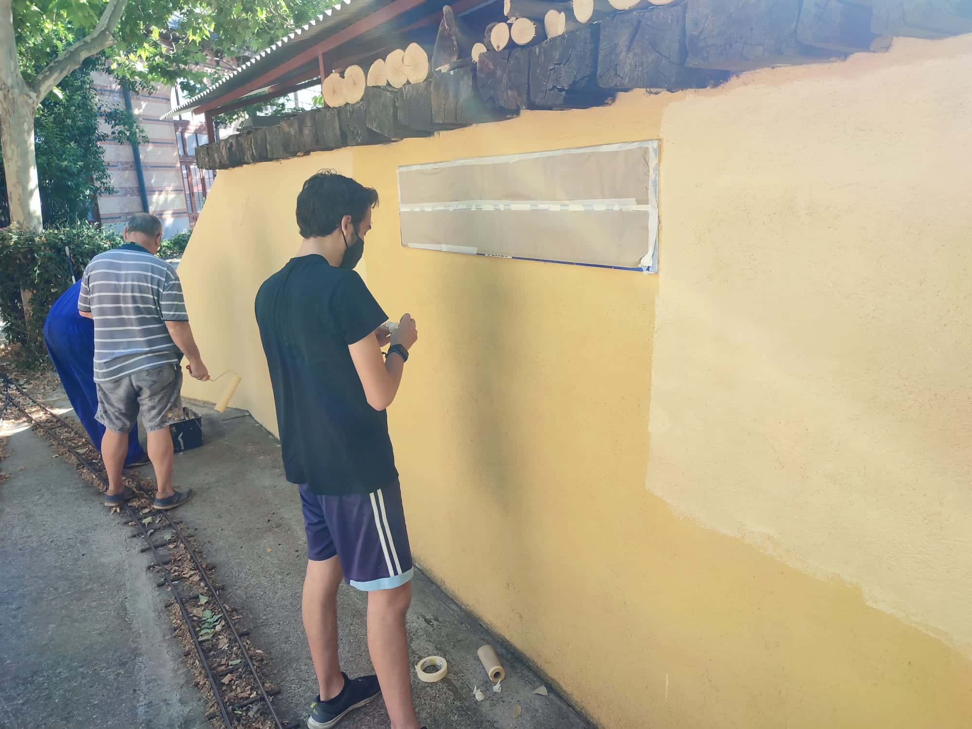 Obras 2022: Pintura de muros exteriores