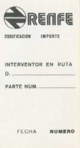 Justificante de ingreso de la recaudación de un interventor en ruta. Segunda serie.