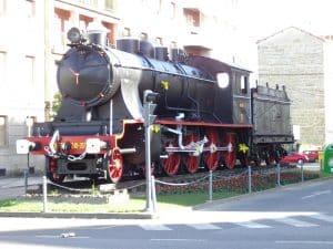 Locomotora en Ourense