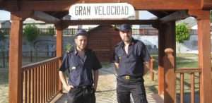 Los dos miembros del Círculo en el circuito de Toral de los Vados.