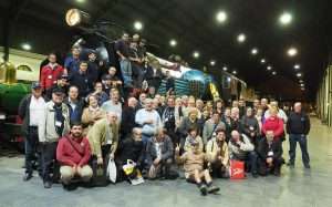 Foto de grupo tras la cena informal del 54º Congreso de la FEAAF en Madrid.