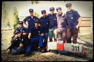 Foto de grupo en el Circuit Ferroviari de Cal Gavatx