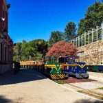 Trenes de 10" en la estación del parque de Sabadell