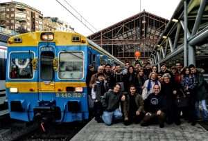 Foto de grupo del Tren de los Reyes Magos'17-18