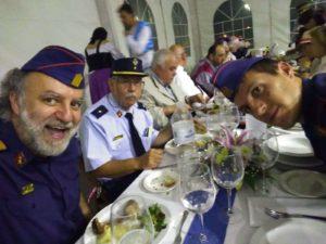 El grupo, en la cena del XVII Toral en Tren