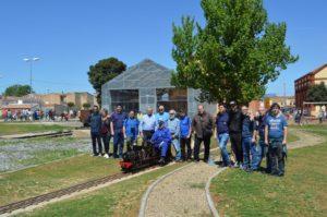 Foto de grupo en Venta de Baños, junto a nuestros amigos de otras asociaciones