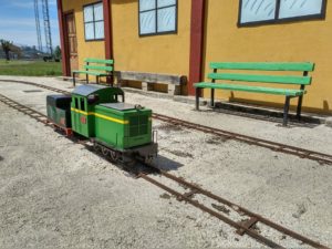 La "Paloma" en el Parque Ferroviario de Monforte de Lemos