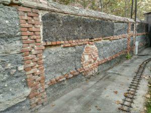 Muro de La Losilla antes de la obra