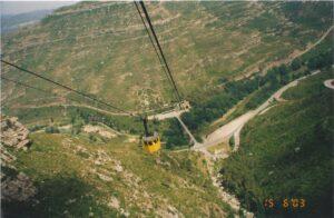 Descenso en el Aeri de Montserrat