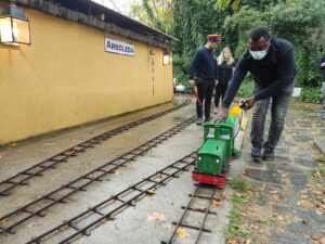 Apartando un tren en Arboleda